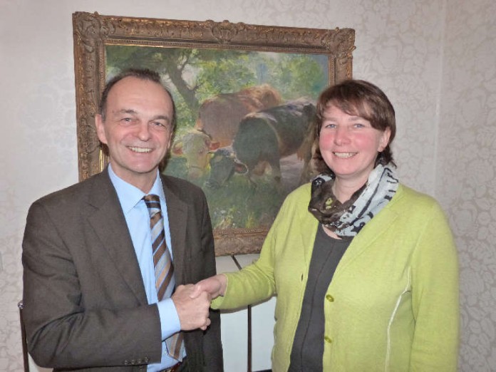 Landrat Brechtel und Marion Leiner